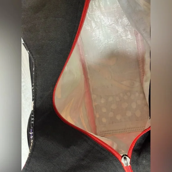 Laurel Burch Sky Spirit Birds Canvas Large Shoulder Bag Tote bird weekender - Picture 6 of 12